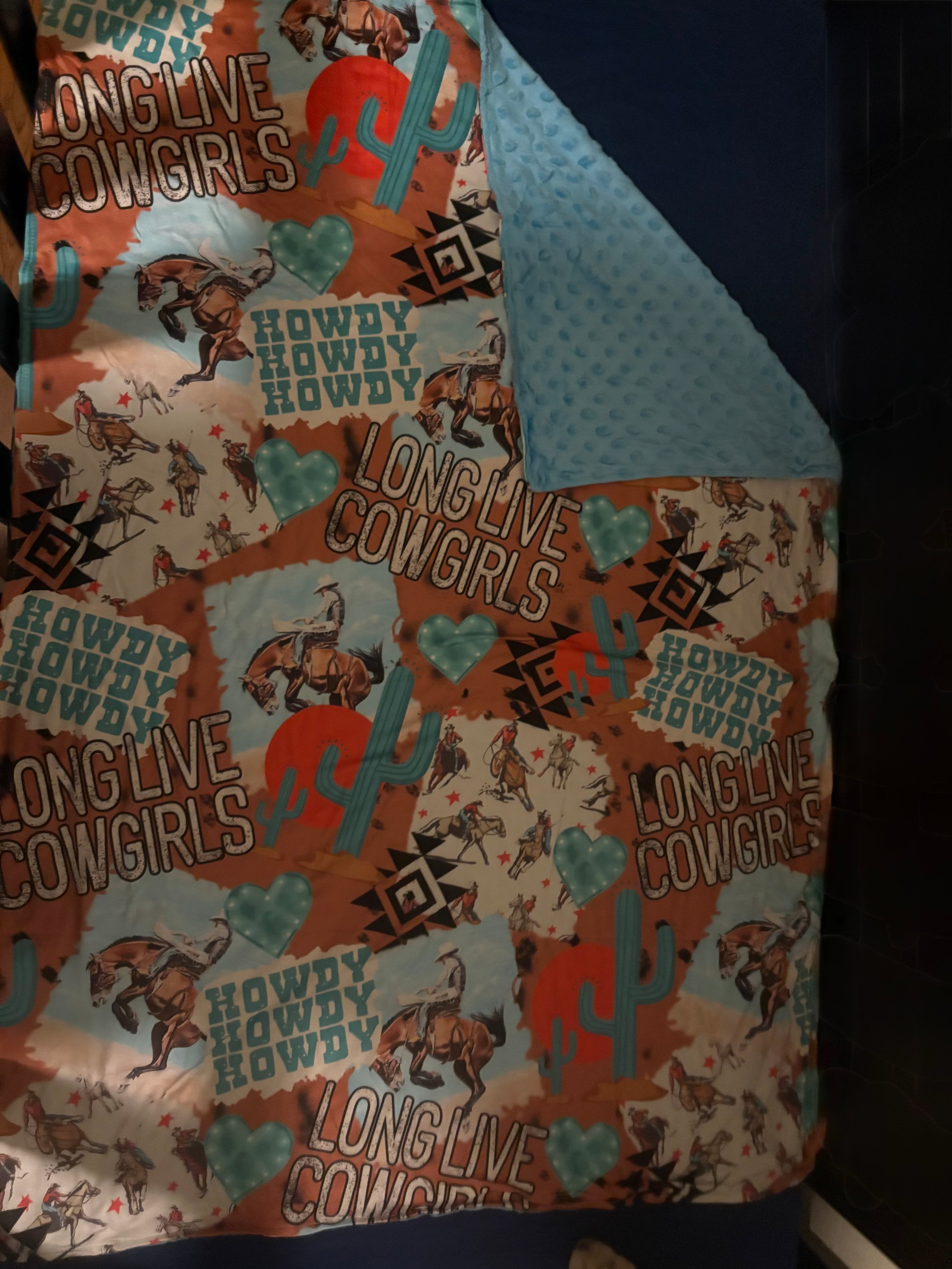 Live Cowgirls baby Blanket