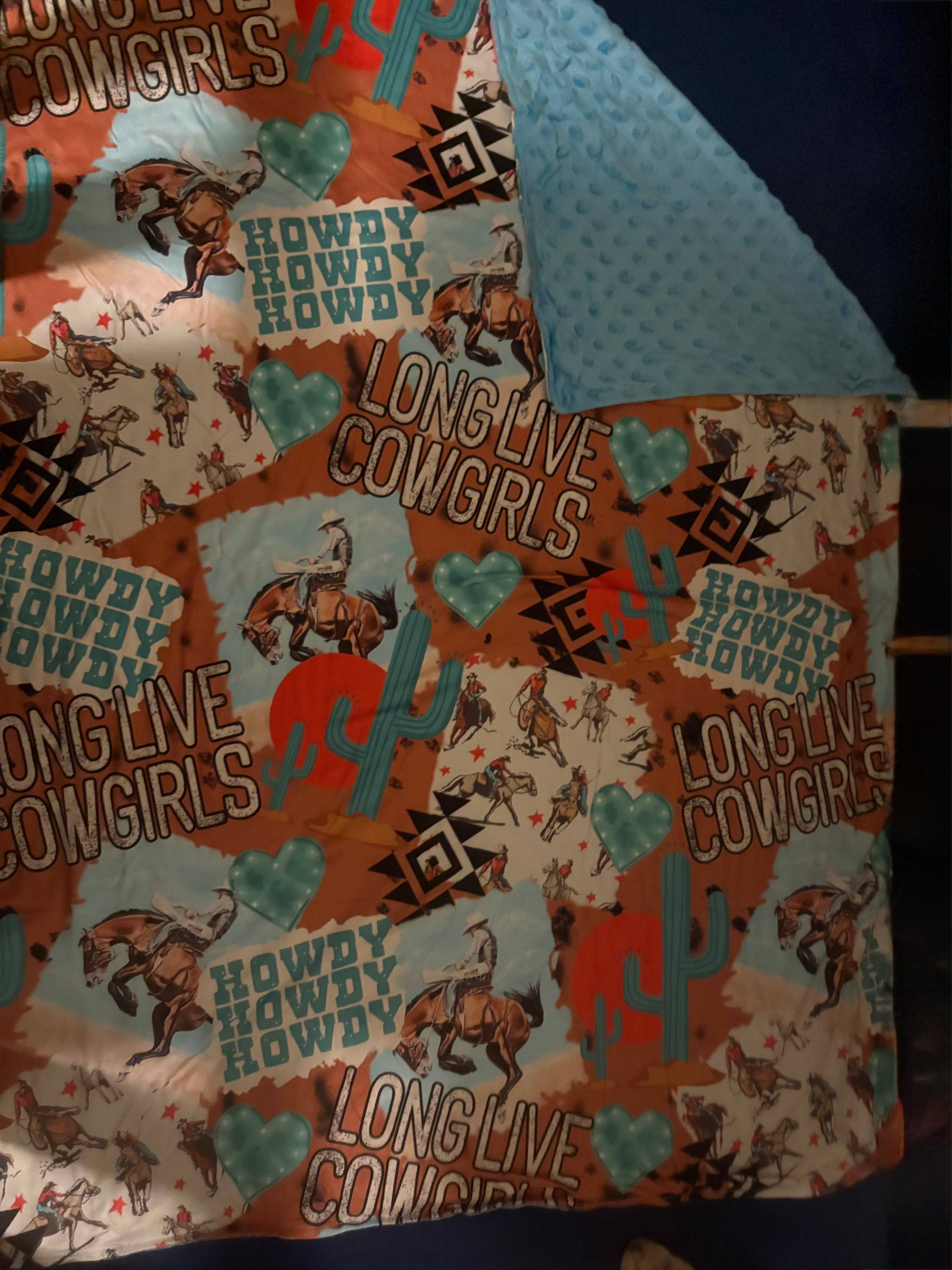 Live Cowgirls baby Blanket
