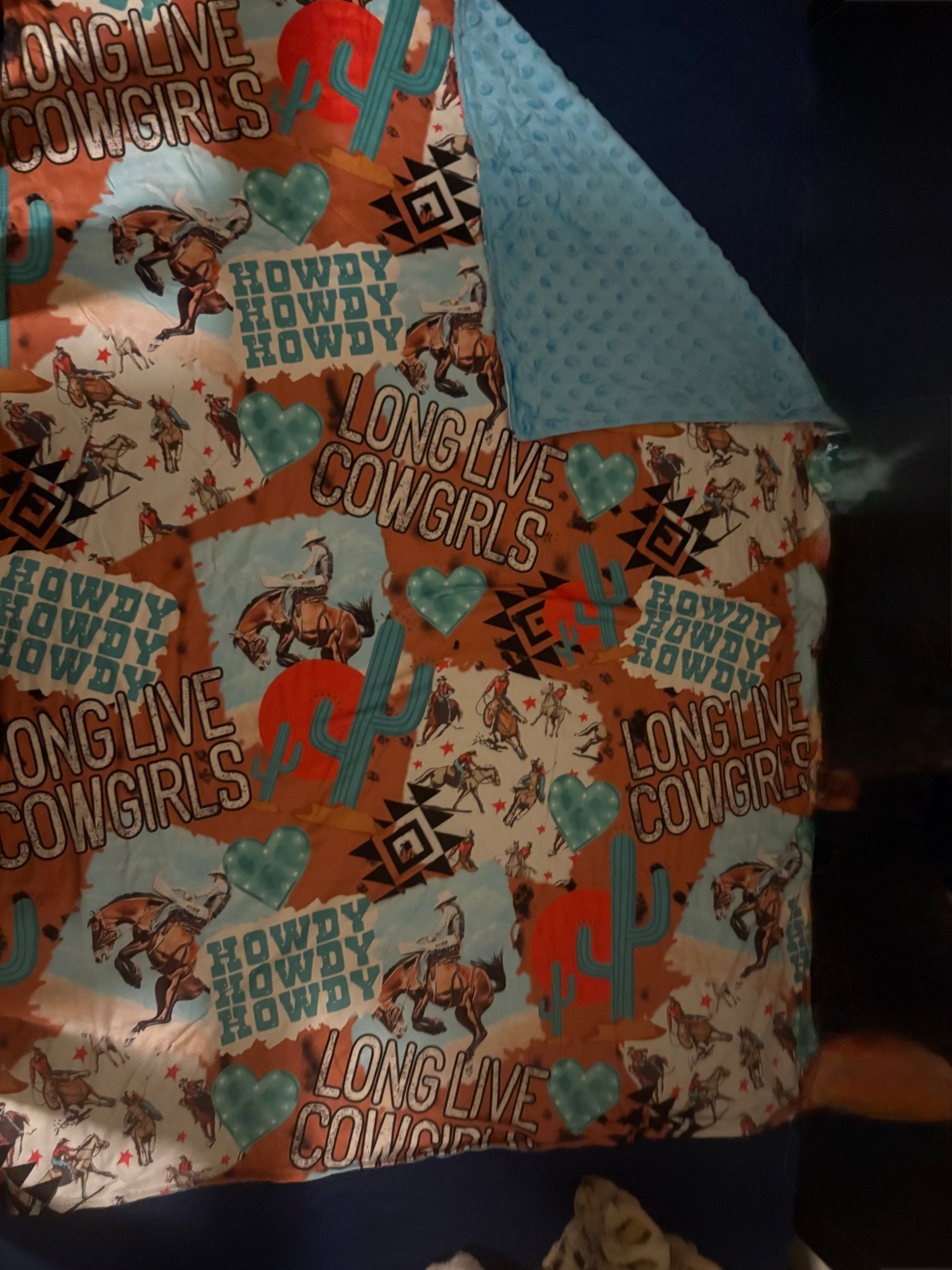 Live Cowgirls baby Blanket
