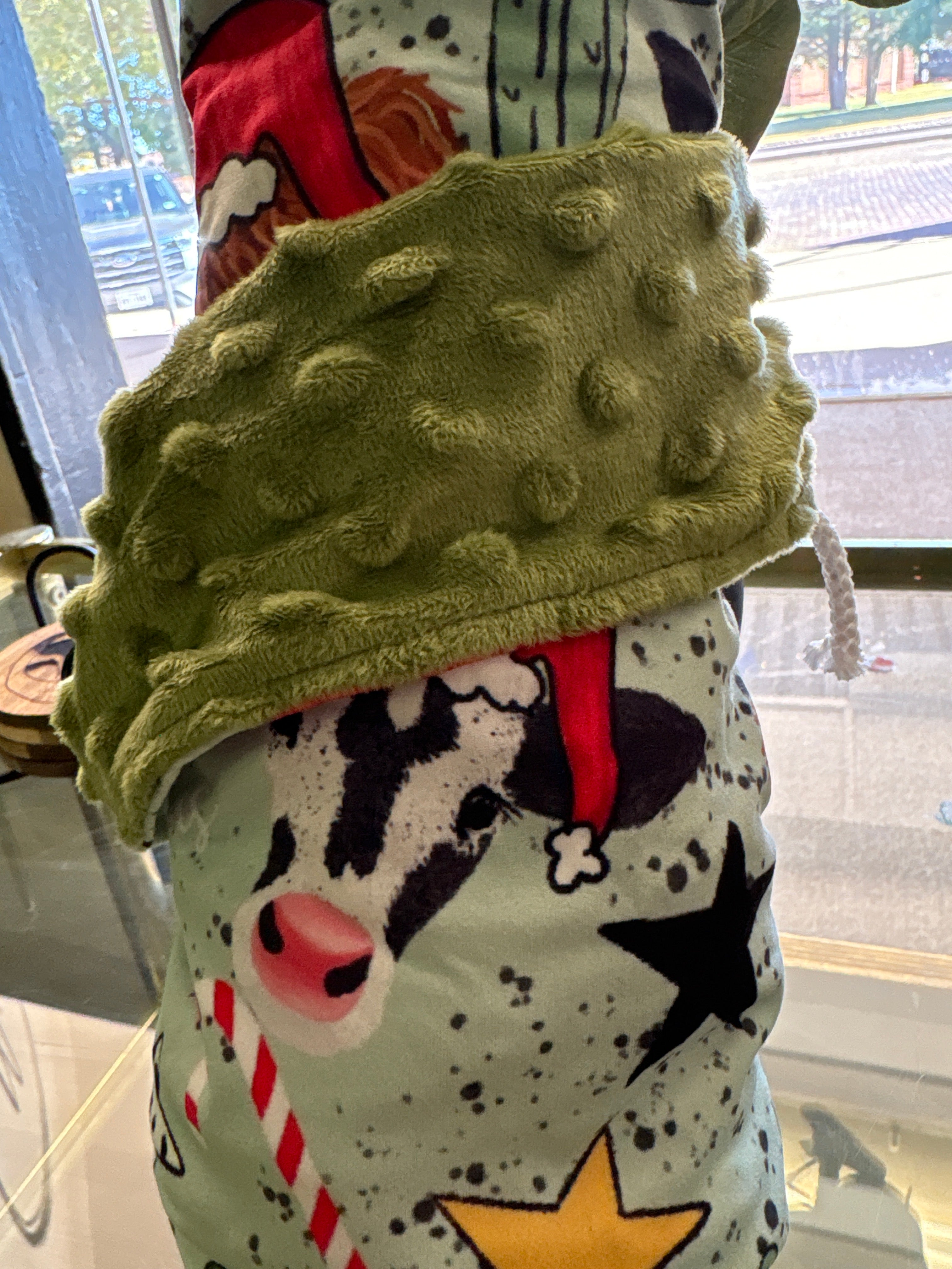 Christmas Cow blanket